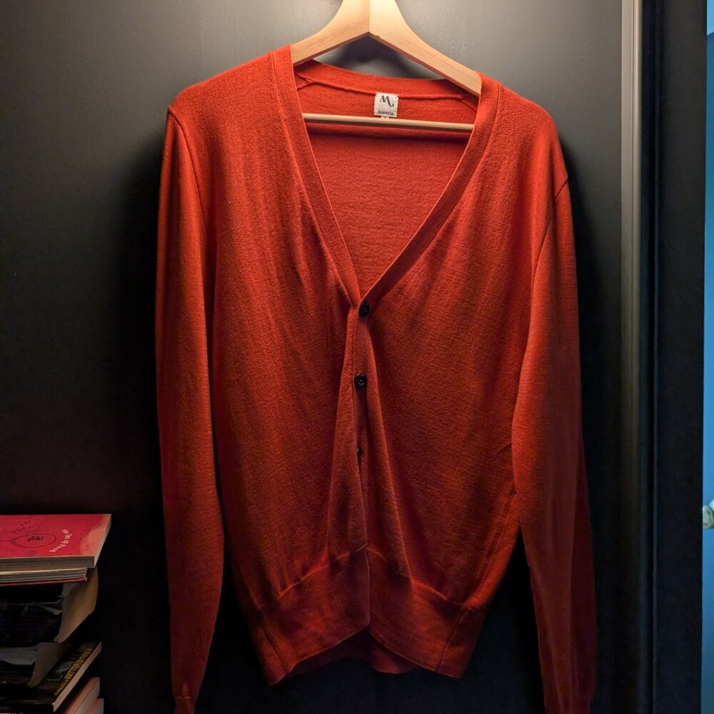 Doppiaa Orange Cardigan